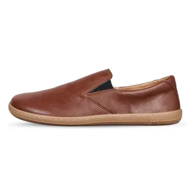 Vasky Barefoot Lerry Vegan Brown - Dámské kožené barefoot hnědé česká 91114762