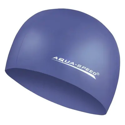 AQUA SPEED Unisexs Swimming Cap Mega Navy Blue Pattern 10 84462515