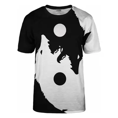 Pánské tričko Bittersweet Paris Yin Yang Wolf 61424348