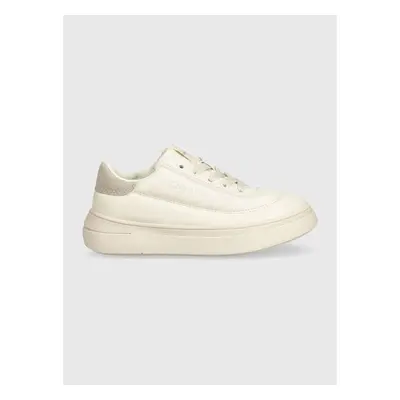 Dětské sneakers boty Calvin Klein Jeans béžová barva 83768133