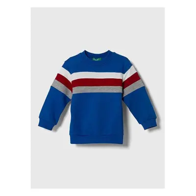 Dětská bavlněná mikina United Colors of Benetton vzorovaná 84089060