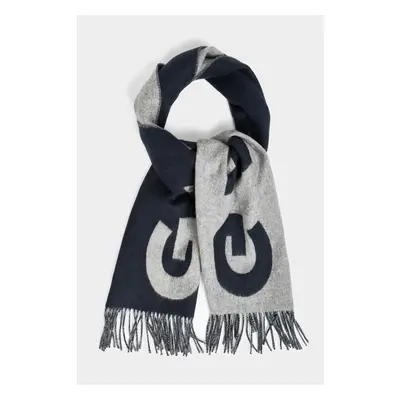 ŠÁLA GANT GRAPHIC JACQUARD WOVEN SCARF BLACK 84705815