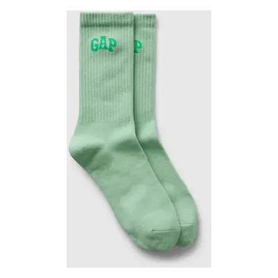 Ponožky GAP Logo Crew Socks Meadow Green 743 91764312