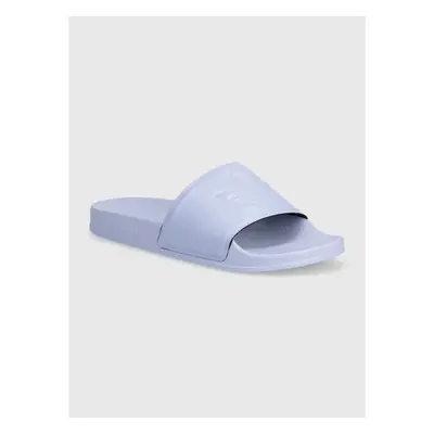 Pantofle adidas Originals Adilette Trefoil pánské, fialová barva, 93408981