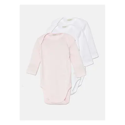 Bavlněné kojenecké body United Colors of Benetton 3-pack 3GI70B089 95776042