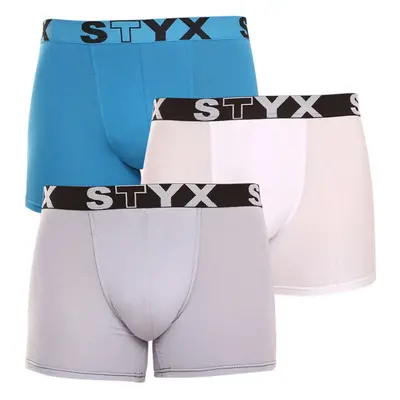 3PACK pánské boxerky Styx long sportovní guma vícebarevné (U9696167) 67087885