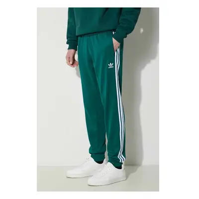 Tepláky adidas Originals zelená barva, s aplikací, IR9886 89383628