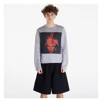 Svetr Comme des Garçons SHIRT Sweater Grey/ Red S 90257768