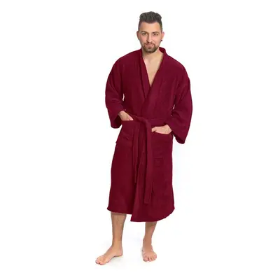 Interkontakt Pánský župan model KIMONO 04 Bordeaux 51136766