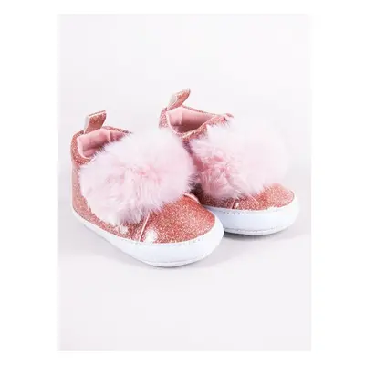 Dětské boty Yoclub Yoclub_Baby_Girls_Shoes_OBO-0193G-0600_Pink 91327120