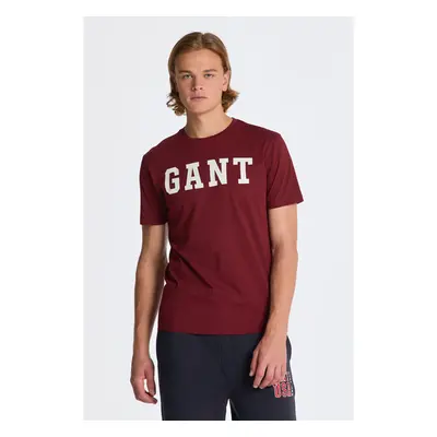 TRIČKO GANT MD. GANT SS T-SHIRT PLUMPED RED 85097927