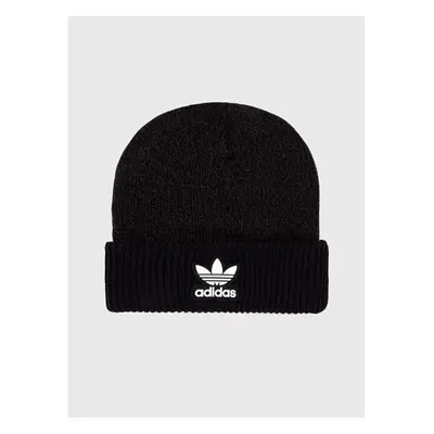 Čepice adidas Originals černá barva, z tenké pleteniny 85520996