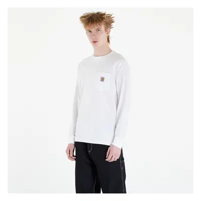 Tričko Carhartt WIP Long Sleeve Pocket T-Shirt UNISEX White L 88512640