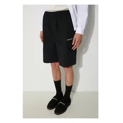 Bavlněné šortky MKI MIYUKI ZOKU Ripstop Cargo Shorts černá barva, 94874756