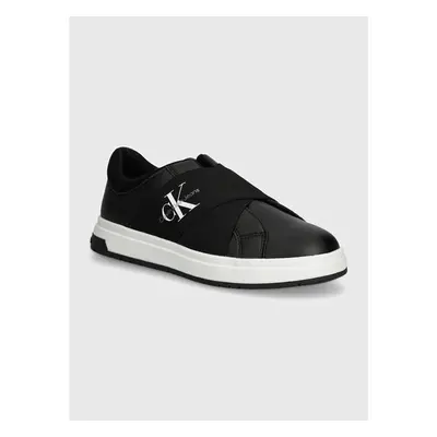 Dětské sneakers boty Calvin Klein Jeans černá barva, V3X9-81056 95601236