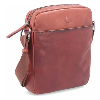 Kožená taška crossbody Poyem koňaková 2200 Poyem KO 37468044