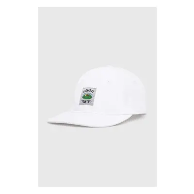 Bavlněná baseballová čepice Carhartt WIP Field Cap bílá barva, s 90598476