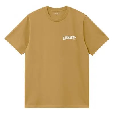 TRIKO CARHARTT WIP University Script S/S - béžová - 91695641