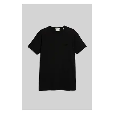 TRIČKO GANT SLIM MERCERIZED SS T-SHIRT BLACK 89451274