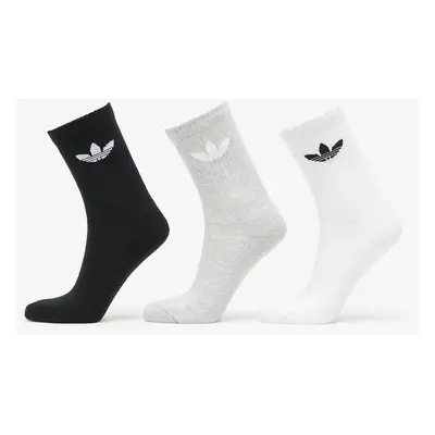 Ponožky adidas Originals Trefoil Cushion Crew Sock 3-Pack White/ 88401369