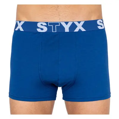 Pánské boxerky Styx sportovní guma nadrozměr tmavě modré (R968) 4 46429246