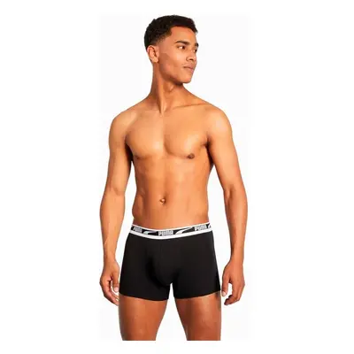 Puma men multi logo boxer 2p black 73914067