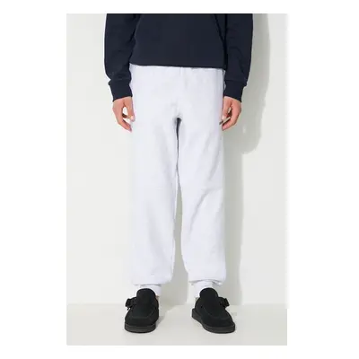 Tepláky Carhartt WIP American Script Jogging Pant šedá barva, 84020392