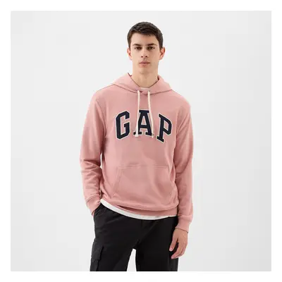 Mikina GAP French Terry Pullover Logo Hoodie Pink Rosette 16-1518 S 91671649