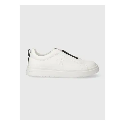 Dětské sneakers boty Calvin Klein Jeans bílá barva 88707866