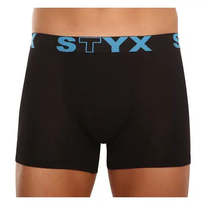 Pánské boxerky Styx long sportovní guma černé (U961) 46430179