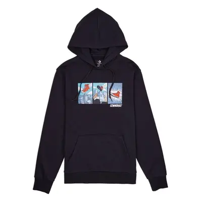 MIKINA CONVERSE COIC GRAPHIC HOODIE - černá - 68653669