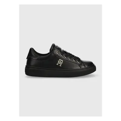 Dětské sneakers boty Tommy Hilfiger černá barva 83823856