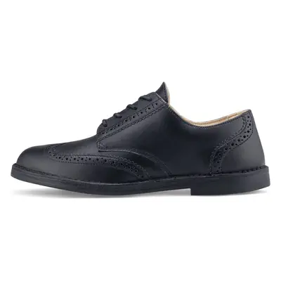 Vasky Brogue Low Noir - Dámské černé kožené polobotky - jarní / 54704585