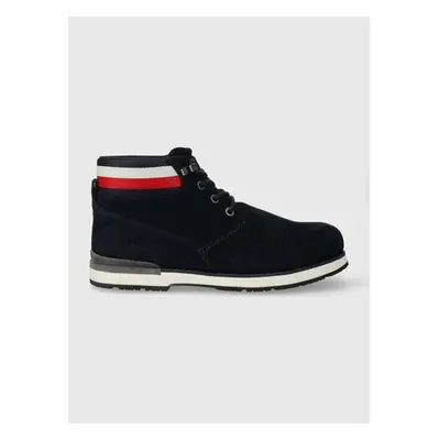 Semišové boty Tommy Hilfiger CORE HILFIGER SUEDE BOOT pánské, 84385045