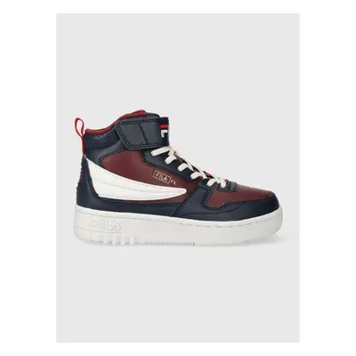 Dětské sneakers boty Fila FXVENTUNO velcro mid tmavomodrá barva 85158872