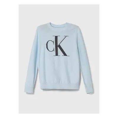 Dětský bavlněný svetr Calvin Klein Jeans lehký 87668841