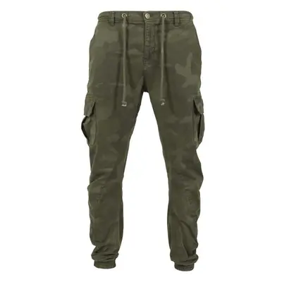 URBAN CLASSICS Camo Cargo Jogging Pants - olive camo 71843478