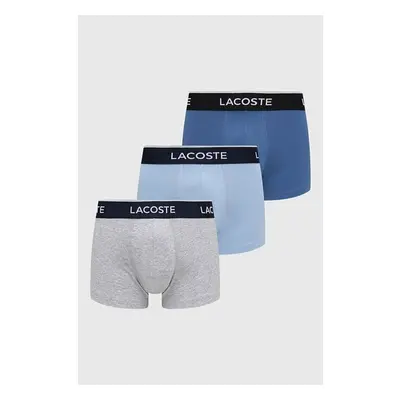 Boxerky Lacoste 3-pack pánské, tmavomodrá barva, 5H3389-NUA 84020560