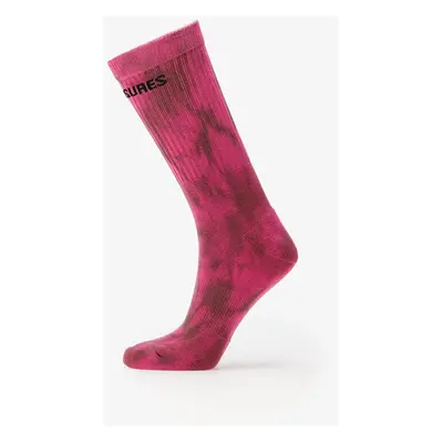 Ponožky PLEASURES Indie Dye Socks Pink Universal 87671211