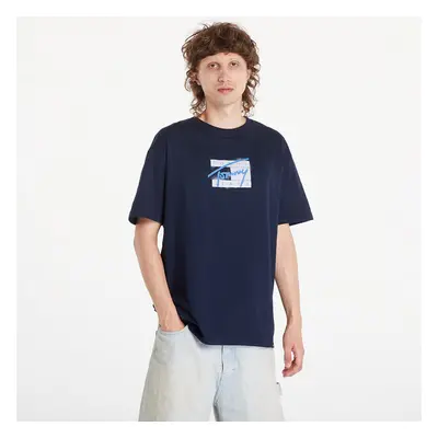 Tommy Hilfiger Tričko Tommy Jeans Regular Street Flag Tee Dark Night 95424444