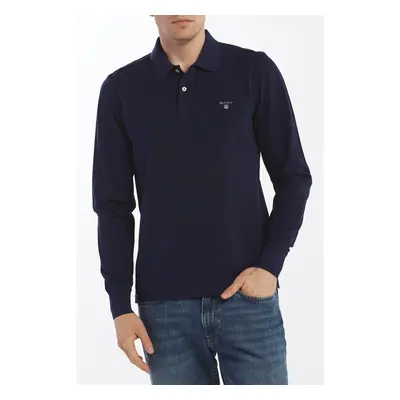 POLOKOŠILE GANT ORIGINAL PIQUE LS RUGGER EVENING BLUE 80275392