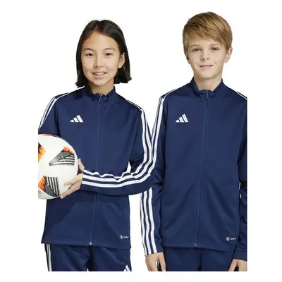 Dětská mikina adidas Performance TIRO23L TR JKTY tmavomodrá barva, 83075061