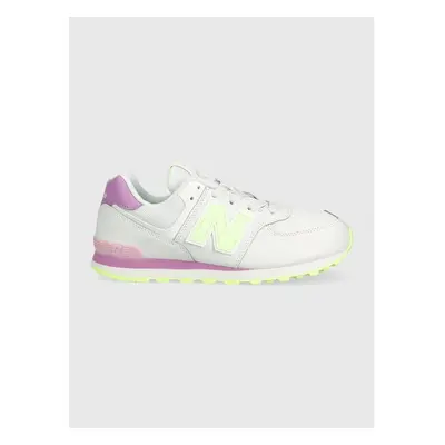 Dětské sneakers boty New Balance GC574CX bílá barva 84461851