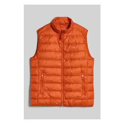 VESTA GANT LIGHT DOWN VEST PUMPKIN ORANGE 88057508