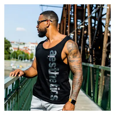 Pánské fitness tílko Iron Aesthetics Cross, černé 73225800