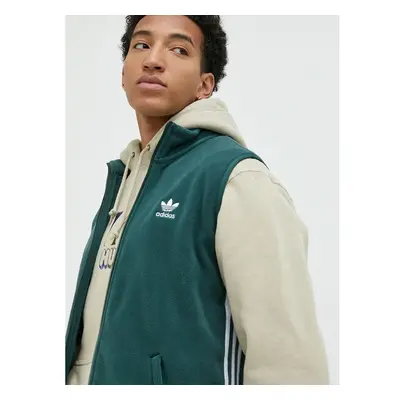 Vesta adidas Originals pánská, zelená barva 75244334