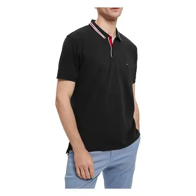 Pánské černé polo triko Tommy Hilfiger 83284419