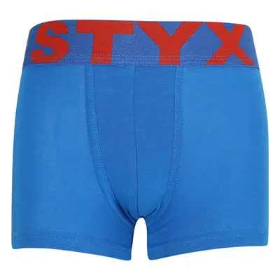 Dětské boxerky Styx sportovní guma modré (GJ1167) 6-8 let 83340435