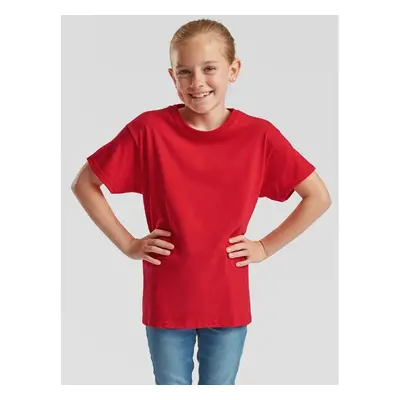 Red T-shirt for Kids Original Fruit of the Loom 85651336