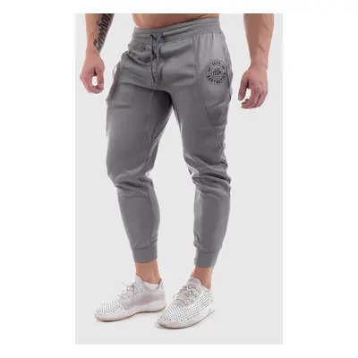 Jogger tepláky Iron Aesthetics Circle Star, šedé 60712567